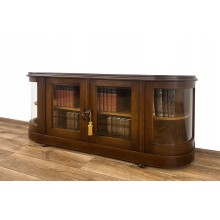 BIBLIOTEKA PODRĘCZNA WITRYNA ANTYK PODEST