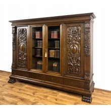 BIBLIOTEKA GABINETOWA ANIOŁY ANTYK WITRYNA