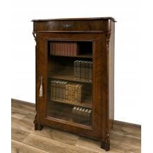 WITRYNA WERTIKO BIBLIOTEKA PODRĘCZNA ANTYK SZAFKA XIX W.