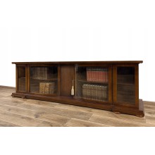 BIBLIOTEKA PODRĘCZNA ANTYK WITRYNA PODEST szafka pod TV RTV