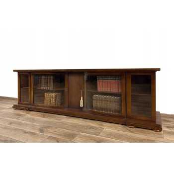 BIBLIOTEKA PODRĘCZNA ANTYK WITRYNA PODEST szafka pod TV RTV