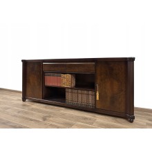 KOMODA PODEST ANTYK ART DECO 2 SZUFLADY SZAFKA POD RTV TV