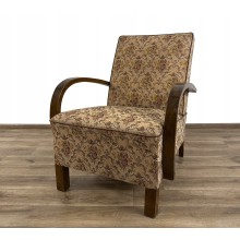 FOTEL ART DECO ANTYK, TAPICERKA GOBELINOWA 1 z 2 szt