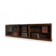 WITRYNA WISZĄCA DŁUGA MINIMALISTYCZNA BIBLIOTECZKA PODRĘCZNA ANTYK