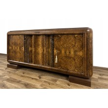 KOMODA BUFET ART DECO RZEŹBIONA ANTYK LATA 30. 2 SZUFLADY TV RTV