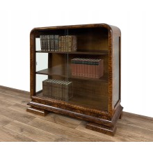 BIBLIOTEKA PODRĘCZNA WITRYNA ART DECO ANTYK BAREK
