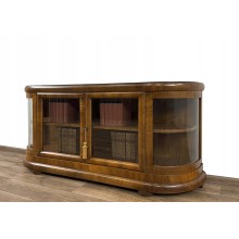 BIBLIOTEKA PODRĘCZNA WITRYNA ANTYK ART DECO SZAFKA POD TV RTV
