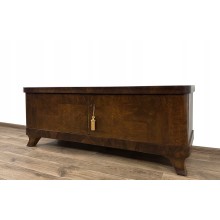 KOMODA SZAFKA 2-DRZWIOWA PODEST ART DECO ANTYK LATA 30. POD TV RTV