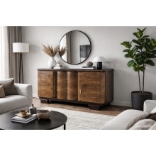 KOMODA BUFET KLASYKA ART DECO ANTYK 2 SZUFLADY SZAFKA pod TV RTV