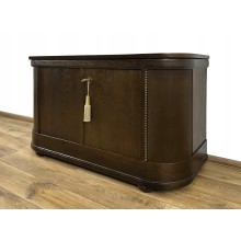 KOMODA OWALNA ANTYK POD TV RTV